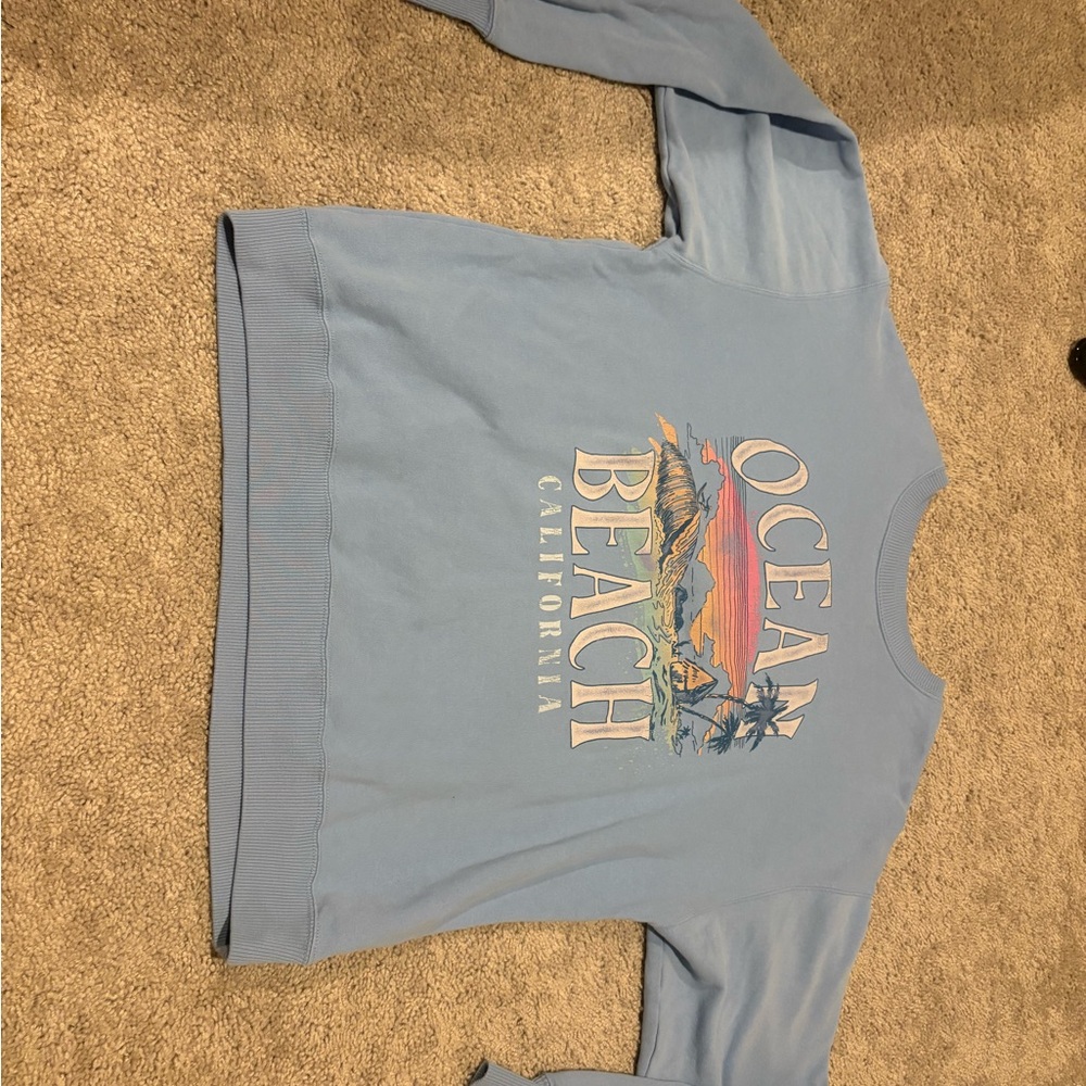 Blue Ocean Beach Sweatshirt